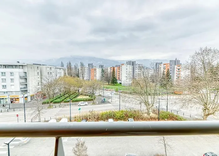 5min Alpexpo 4 Personnes Garage Prive Terrasse * 그르노블