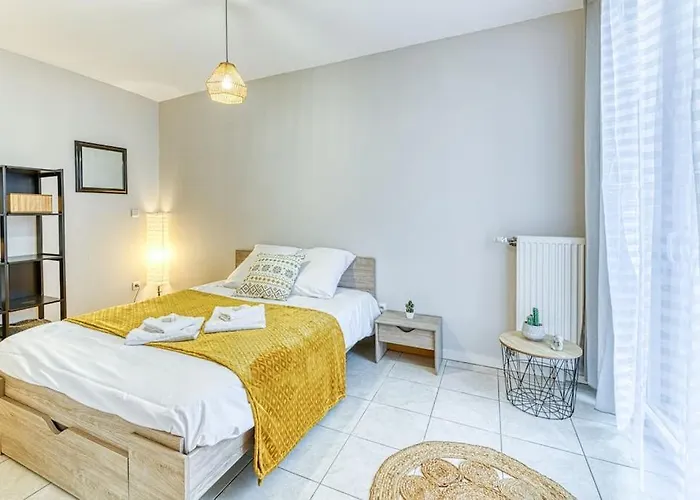 5min Alpexpo 4 Personnes Garage Prive Terrasse דירה *