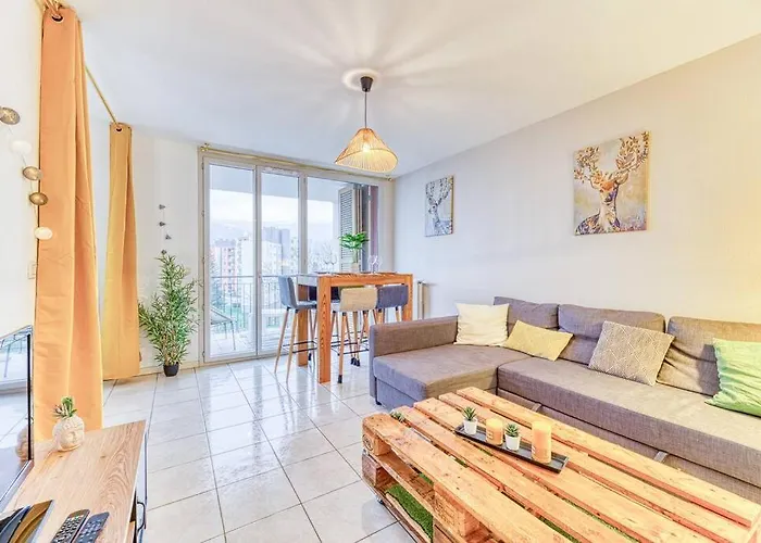 דירה 5min Alpexpo 4 Personnes Garage Prive Terrasse *